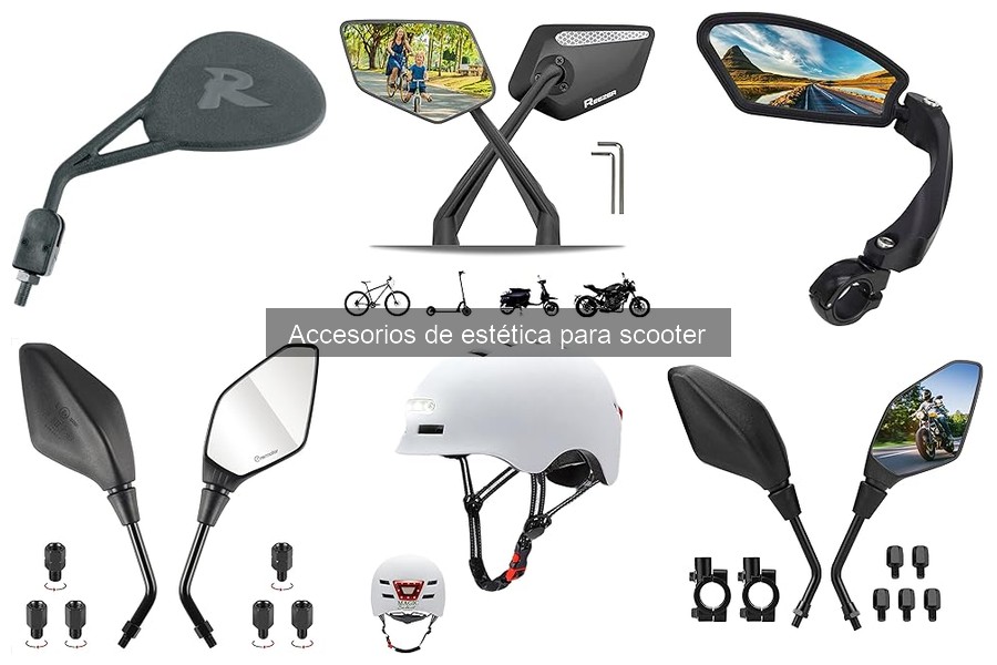 Accesorios de estética para scooters: alta gama vs. económicos