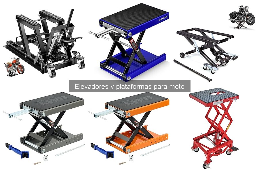 Accesorios esenciales para elevadores de moto