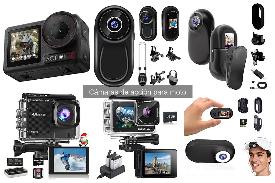 Accesorios imprescindibles para cámaras de acción en moto