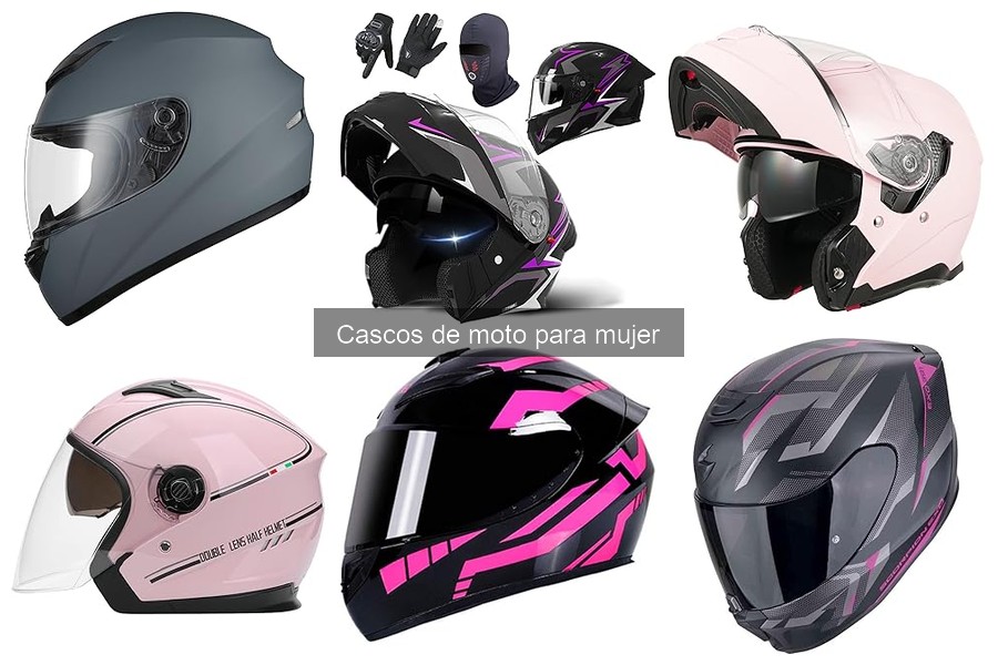 Ajustes para cascos de moto para mujer que no calzan bien