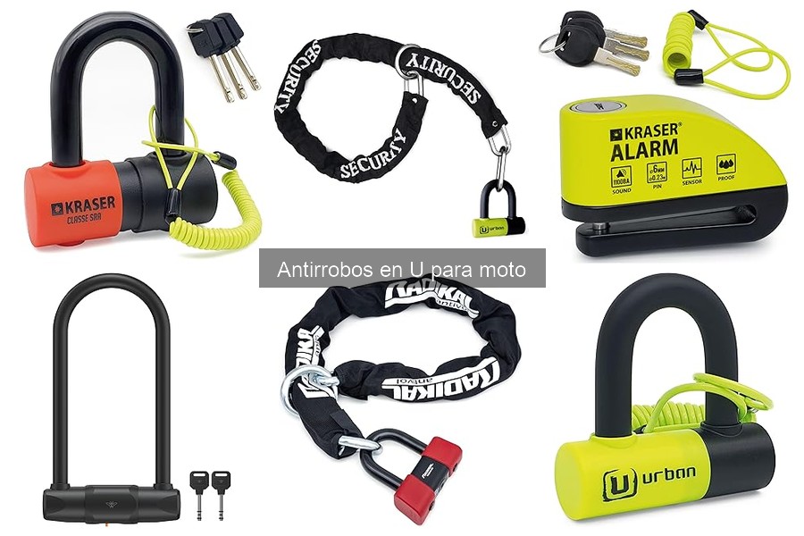 Alternativas a antirrobos en U para moto: opciones efectivas