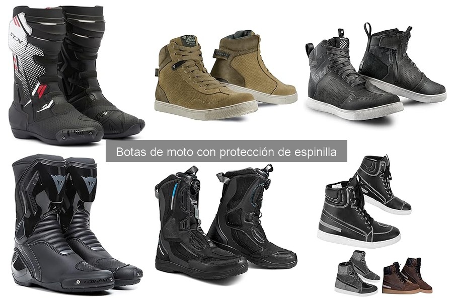 Alternativas a botas de moto con protección de espinilla