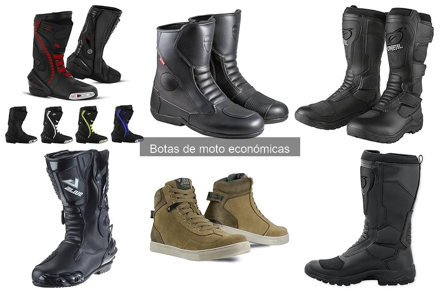 Alternativas a botas de moto económicas: mejores opciones