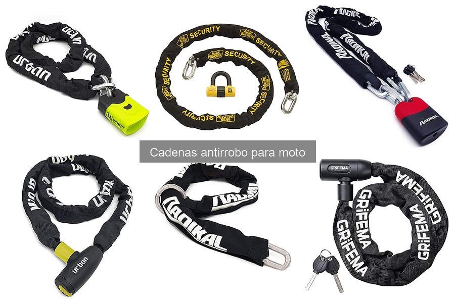 Alternativas a cadenas antirrobo para moto: opciones seguras