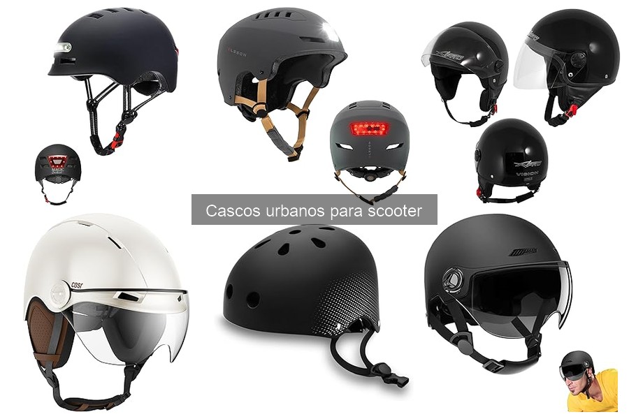 Alternativas a cascos urbanos para scooter: ventajas y opciones