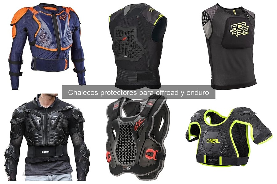 Alternativas a chalecos protectores para motoristas offroad