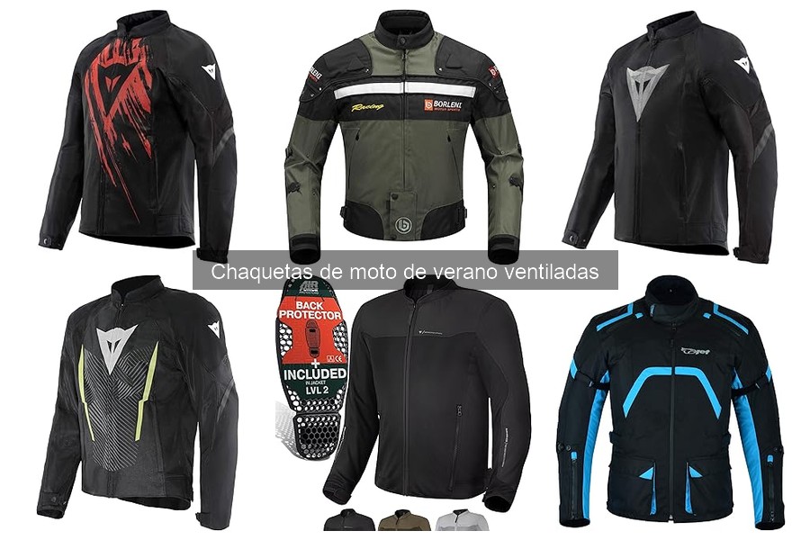 Alternativas a Chaquetas de Moto de Verano Ventiladas