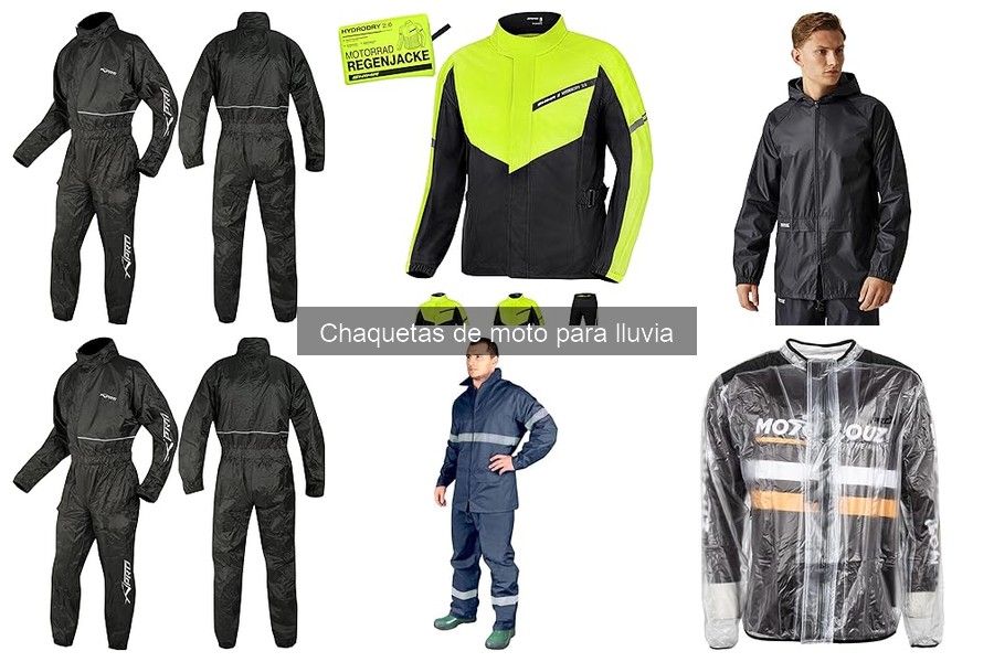 Alternativas a chaquetas de moto para lluvia efectivas