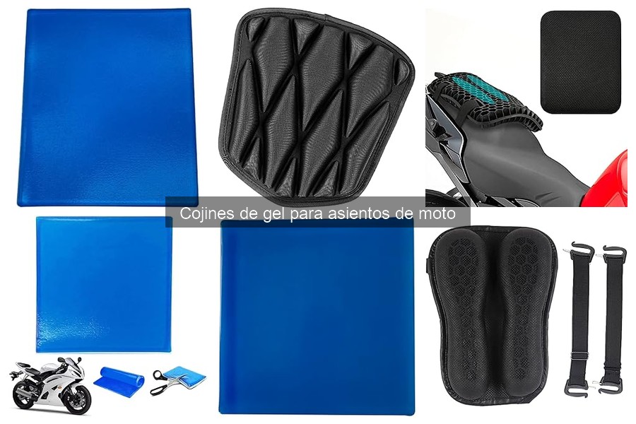 Alternativas a cojines de gel para asientos de moto