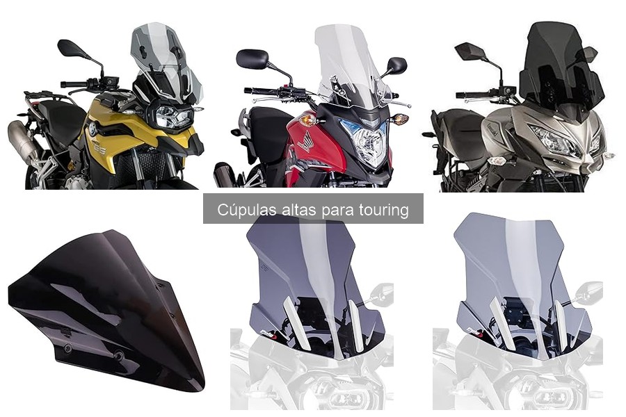 Alternativas a Cúpulas Altas para Touring en Motocicletas