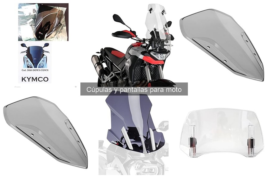 Alternativas a cúpulas para mejorar aerodinámica en motos