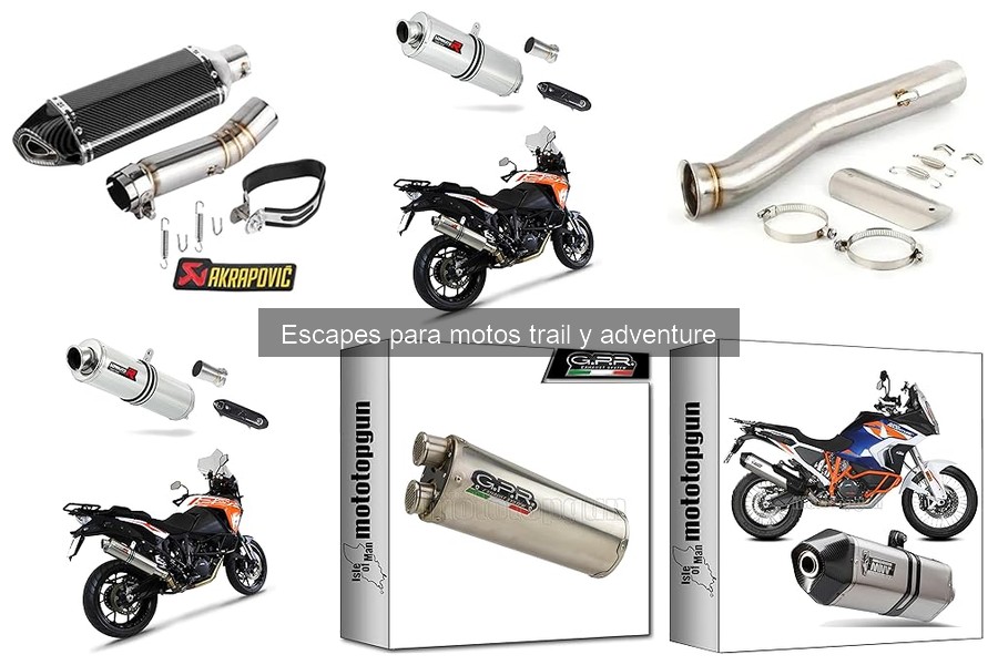 Alternativas a Escapes para Motos Trail y Adventure
