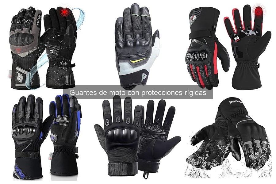 Alternativas a guantes de moto con protecciones rígidas