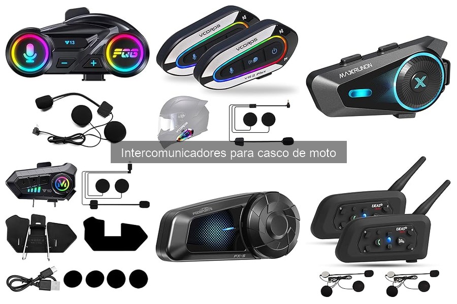 Alternativas a intercomunicadores para casco de moto