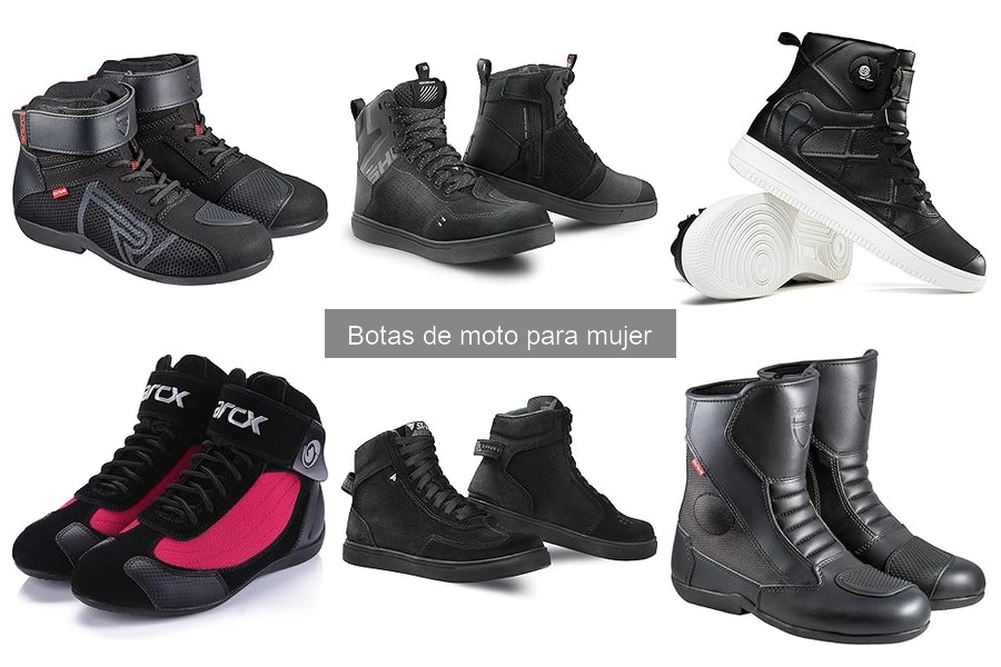 Alternativas a las botas de moto para mujer: opciones seguras