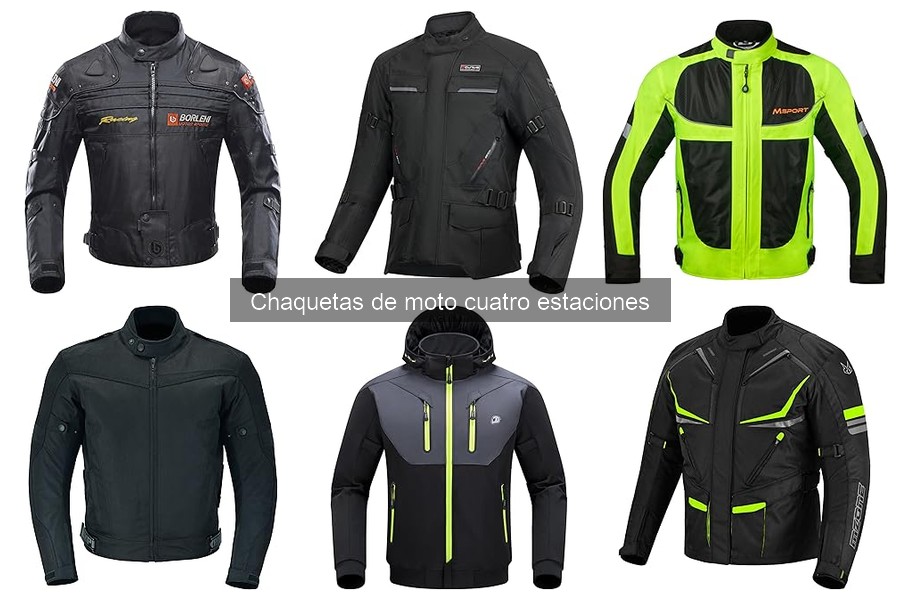 Alternativas a las chaquetas de moto cuatro estaciones