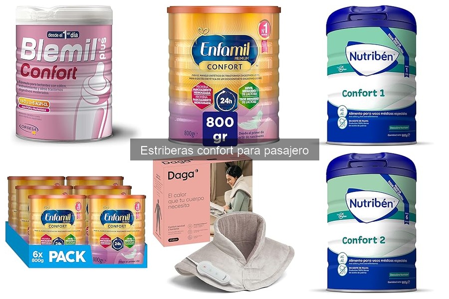 Alternativas a las estriberas confort para pasajero