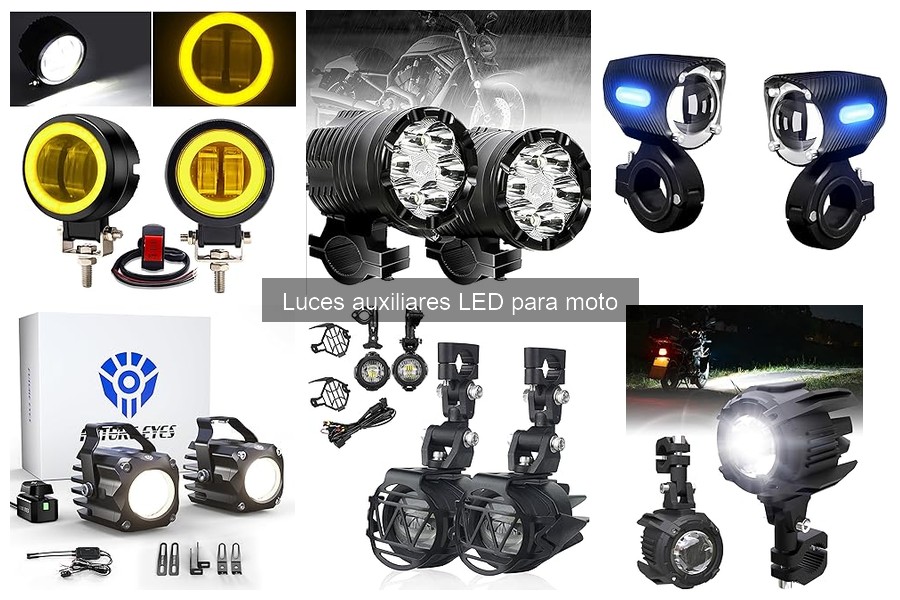 Alternativas a las luces auxiliares LED para moto