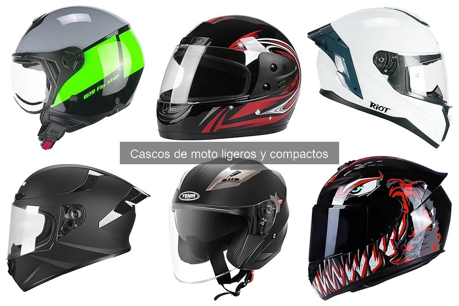 Alternativas a los cascos ligeros para motoristas
