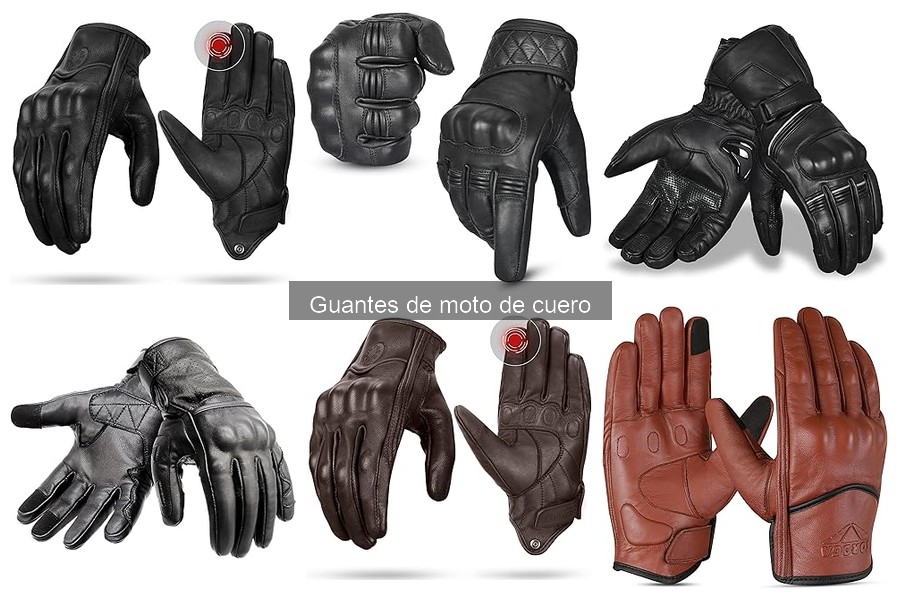 Alternativas a los guantes de moto de cuero para alergias