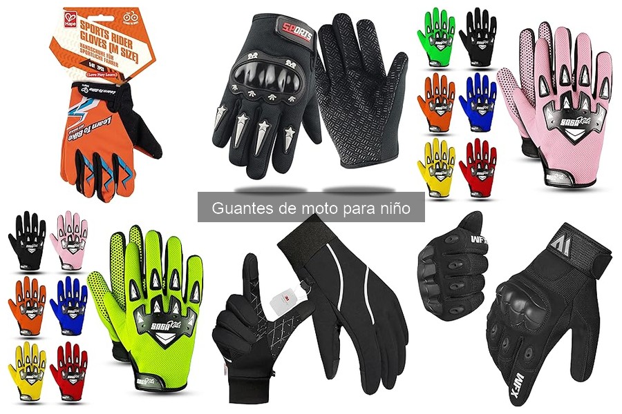 Alternativas a los guantes de moto para niños: opciones seguras