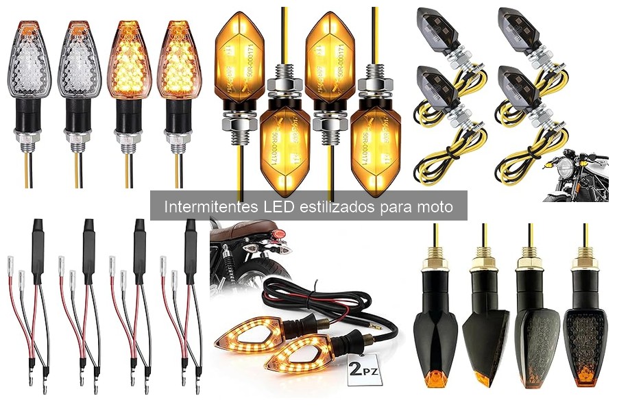 Alternativas a los intermitentes LED estilizados para moto