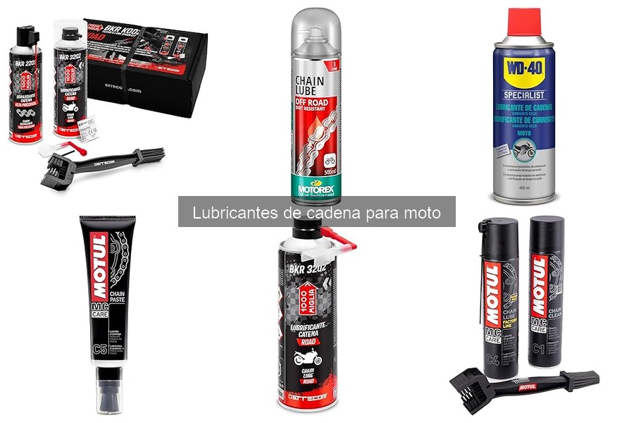 Alternativas a los lubricantes de cadena para moto