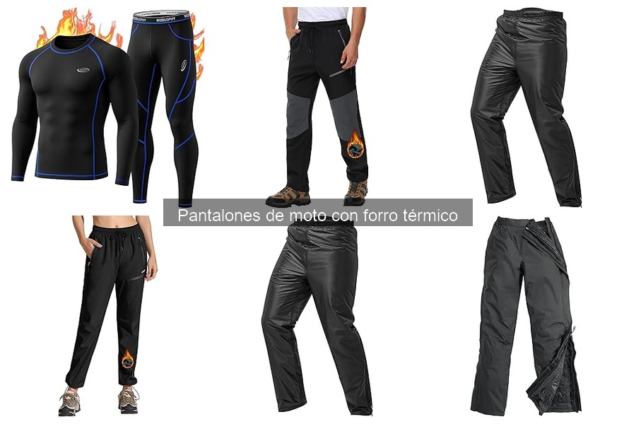 Alternativas a los pantalones de moto con forro térmico