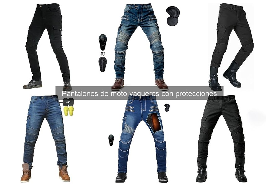 Alternativas a los pantalones vaqueros de moto con protecciones