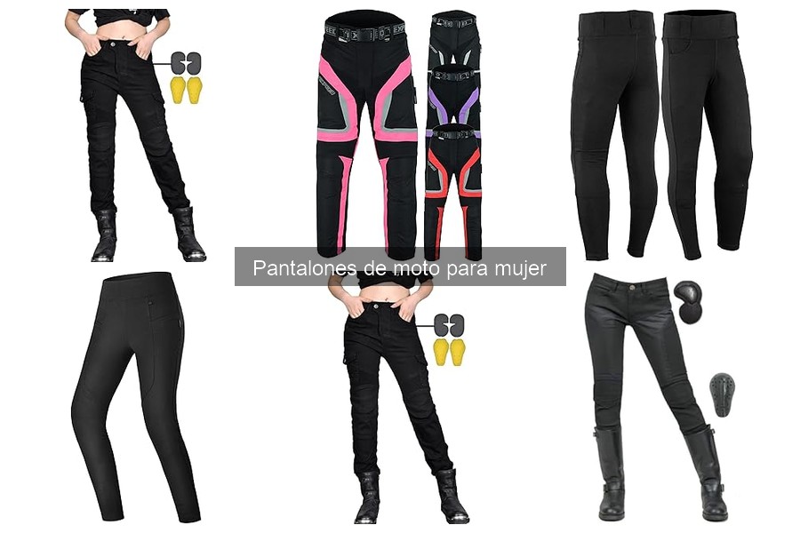Alternativas a pantalones de moto para mujer: opciones cómodas
