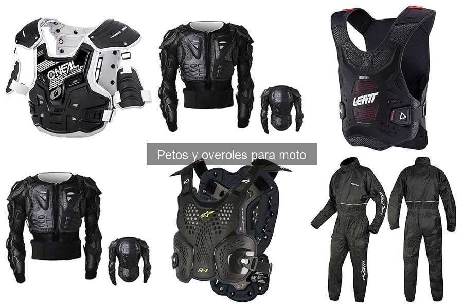 Alternativas a petos y overoles para moto: opciones seguras