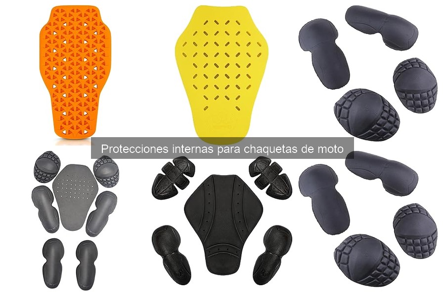 Alternativas a protecciones internas para chaquetas de moto