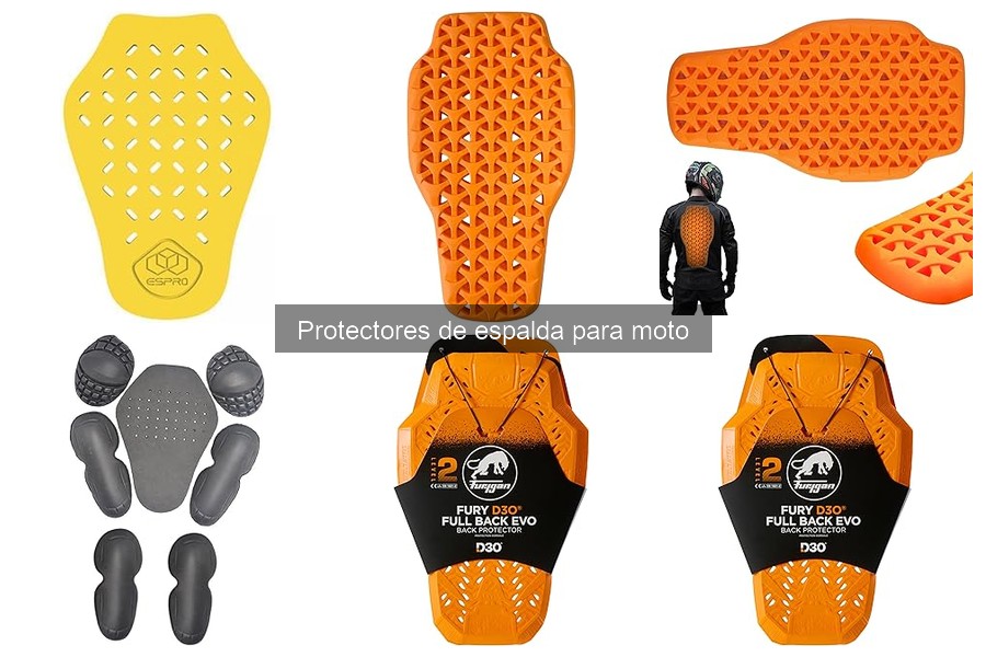 Alternativas a Protectores de Espalda para Moto