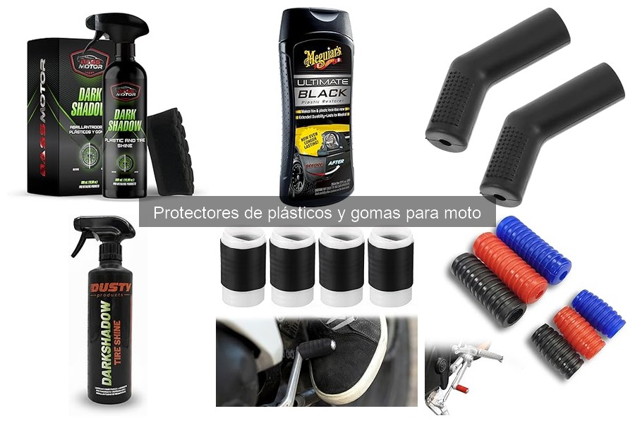 Alternativas a protectores de plásticos y gomas para moto