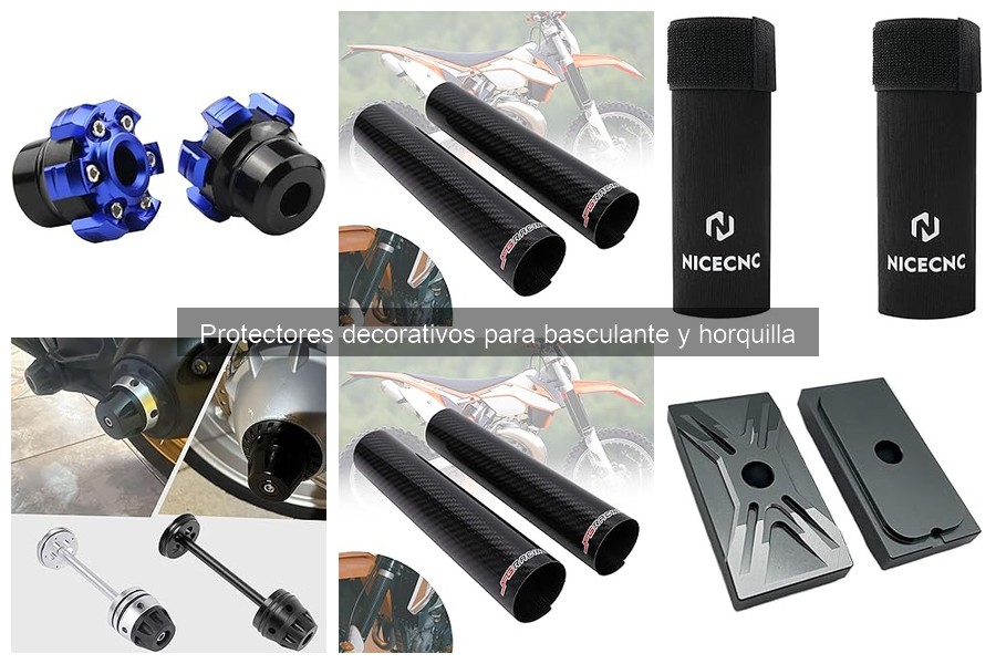 Alternativas a protectores decorativos para basculante y horquilla