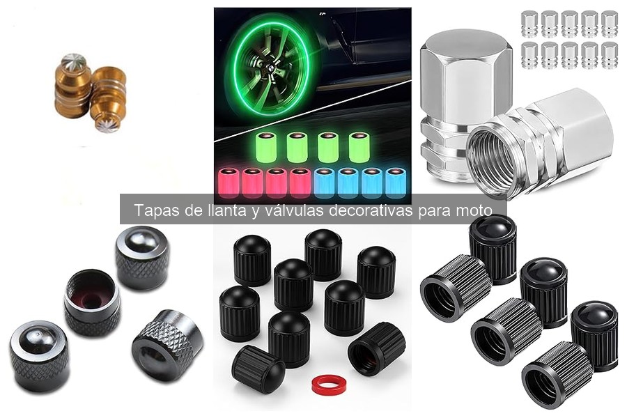 Alternativas a Tapas de Llanta y Válvulas Decorativas para Motos