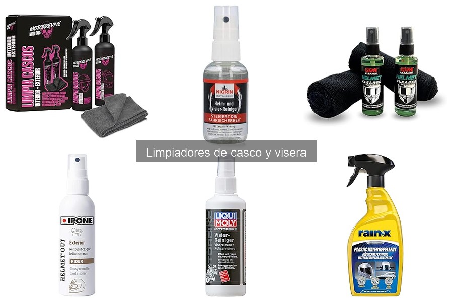 Alternativas Caseras para Limpiar Casco y Visera