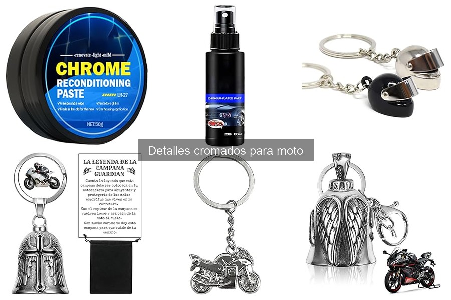 Alternativas creativas a los detalles cromados para moto