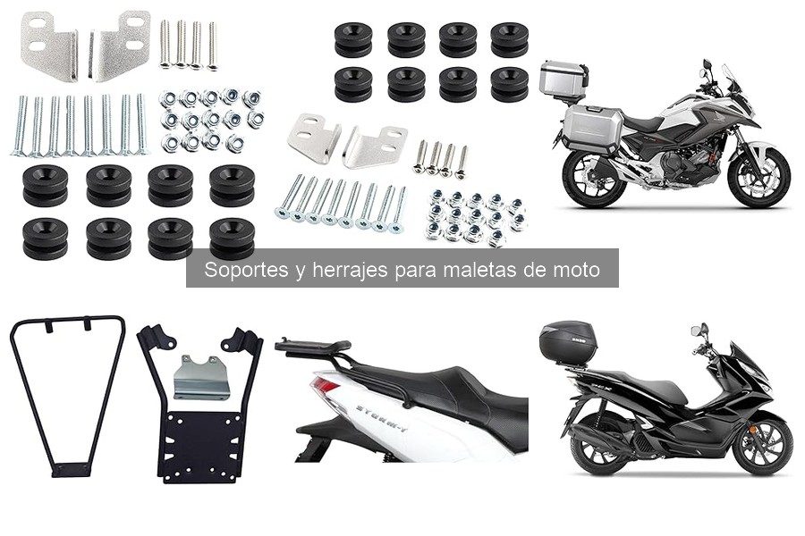 Alternativas creativas a soportes de maletas de moto