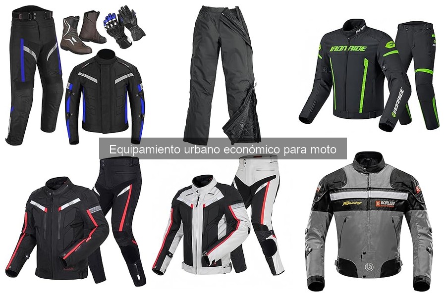 Alternativas económicas de equipamiento urbano para moto