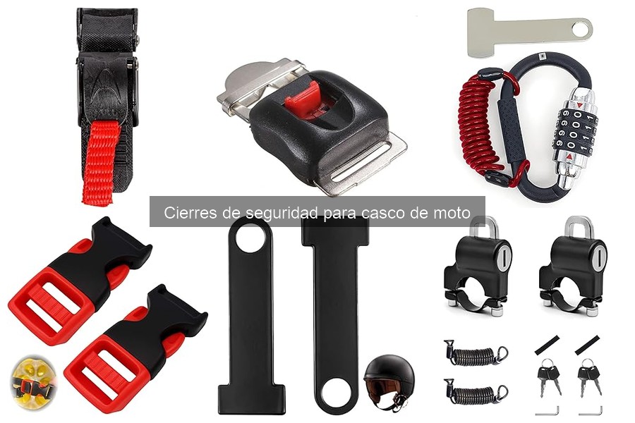 Alternativas efectivas a cierres de seguridad para casco de moto