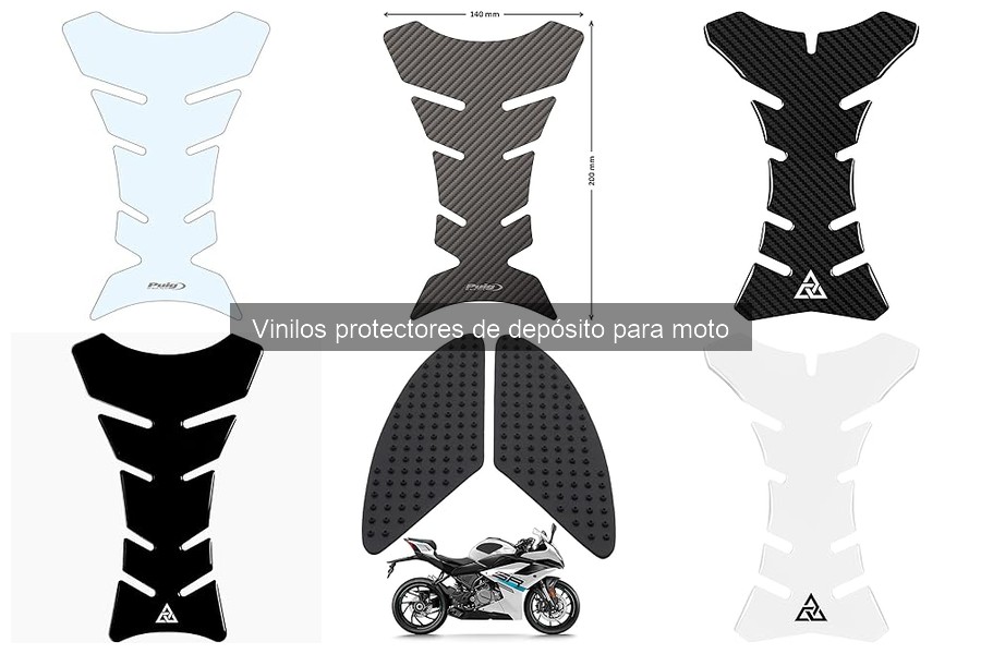 Alternativas efectivas a vinilos protectores de depósito de moto