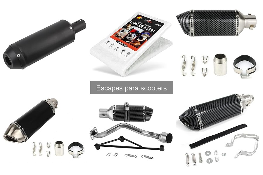 Alternativas para el escape dañado de tu scooter