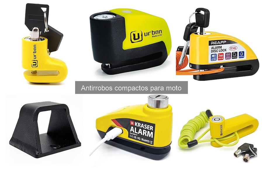 Antirrobos compactos para moto: ¿Qué son y cómo protegen?