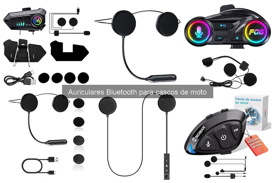 Auriculares Bluetooth para cascos de moto: ¿qué son?