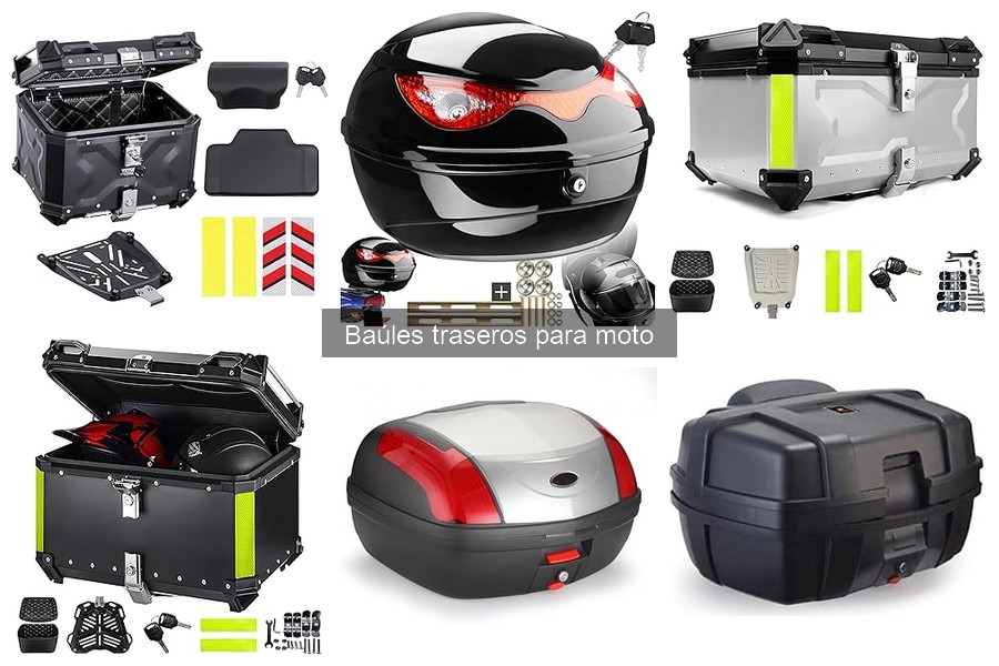 Baúl trasero para moto: dónde comprar y mejores precios