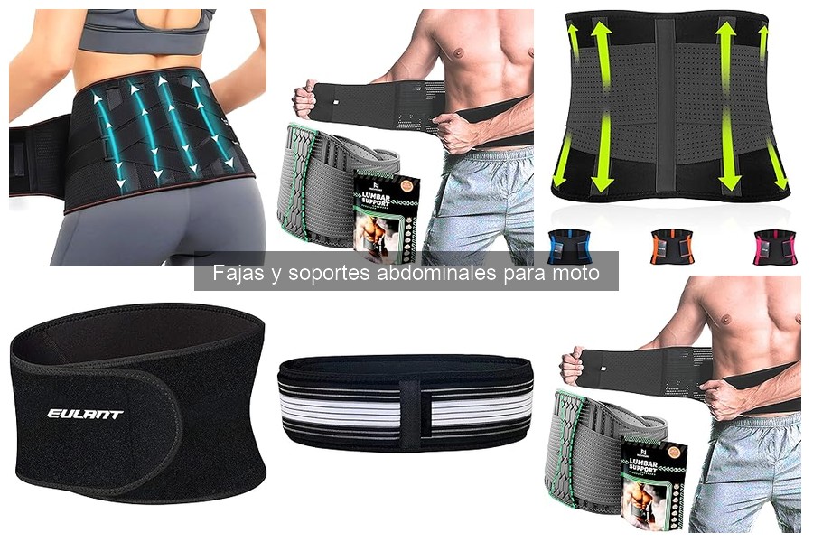 Beneficios de las fajas abdominales para motoristas