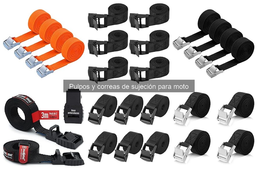 Beneficios de usar correas de sujeción en viajes largos en moto