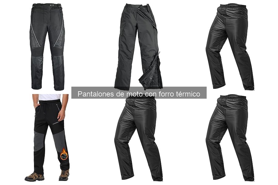 Beneficios de usar pantalones de moto con forro térmico