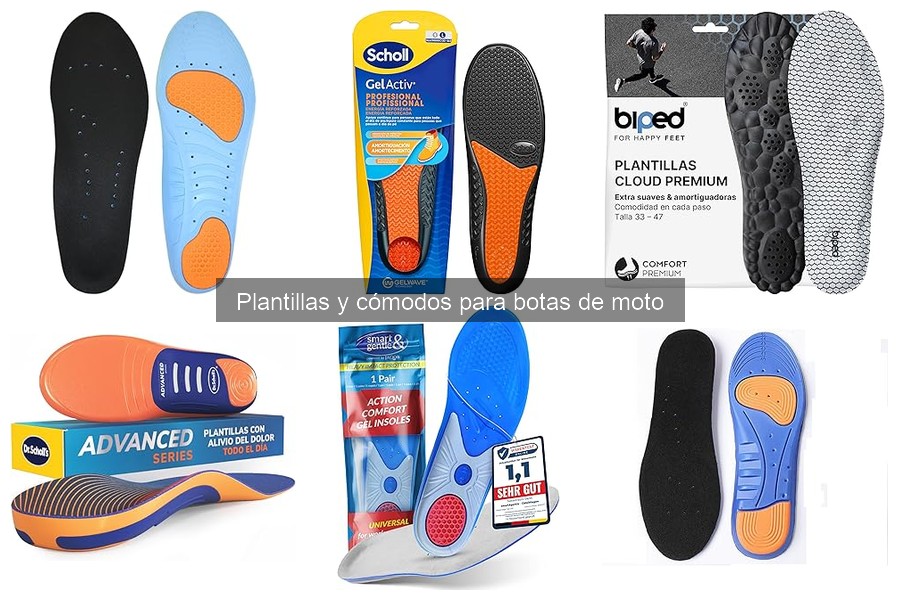 Beneficios de usar plantillas para botas de moto